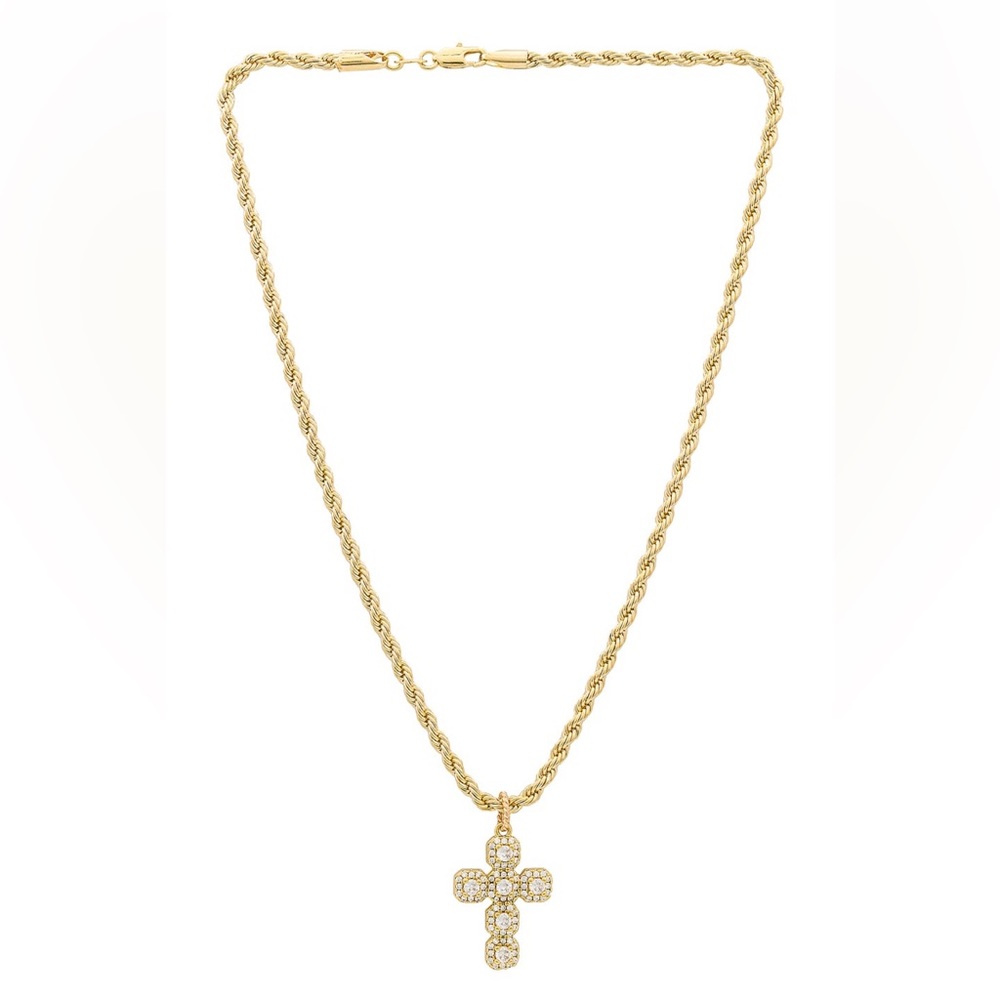 💛CHILD OF WILD - Nelli Cross Necklace in Gold💛
